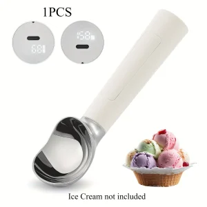 Precision-Made User Friendly Easy to Install Rechargeable Heated Ice Cream Scoop