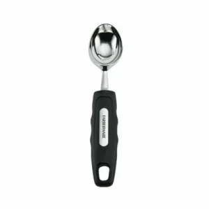 Farberware Professional Ice Cream Scoop with Black Handle Easy Glide Metal